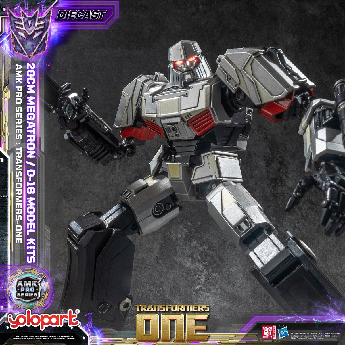 Megatron 20cm AMK PRO Yolopark Model-Kit Transformers One