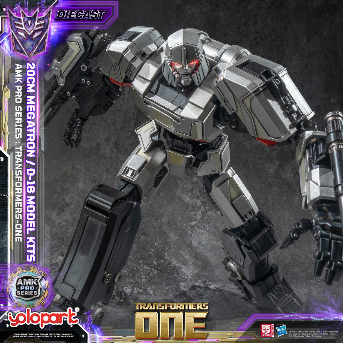 Megatron 20cm AMK PRO Yolopark Model-Kit Transformers One