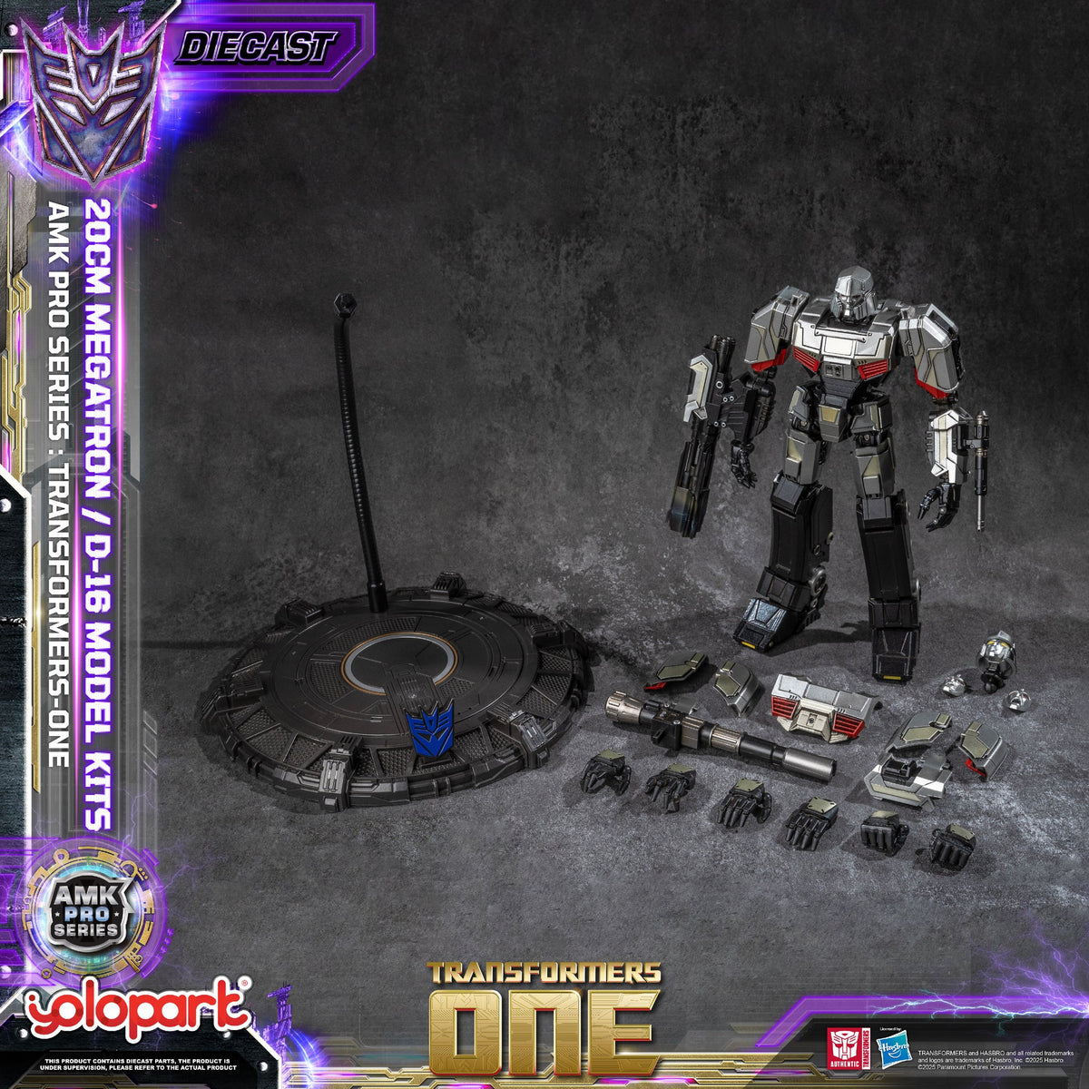 Megatron 20cm AMK PRO Yolopark Model-Kit Transformers One