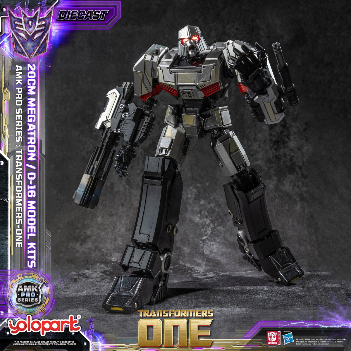 Megatron 20cm AMK PRO Yolopark Model-Kit Transformers One