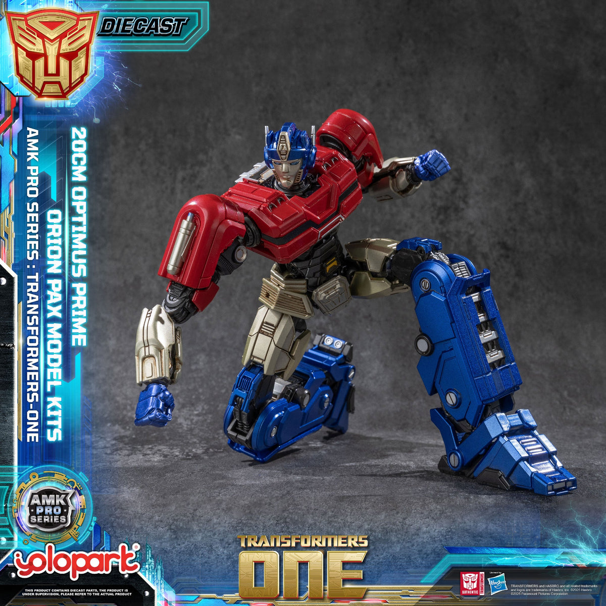 Optimus Prime 20cm AMK PRO Yolopark Model-Kit Transformers One