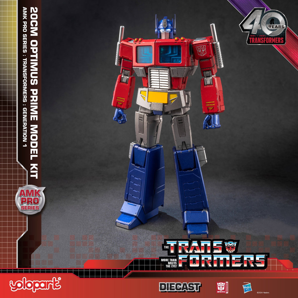 Optimus Prime 20cm Model Kit - AMK PRO Series Transformers: Generation 1