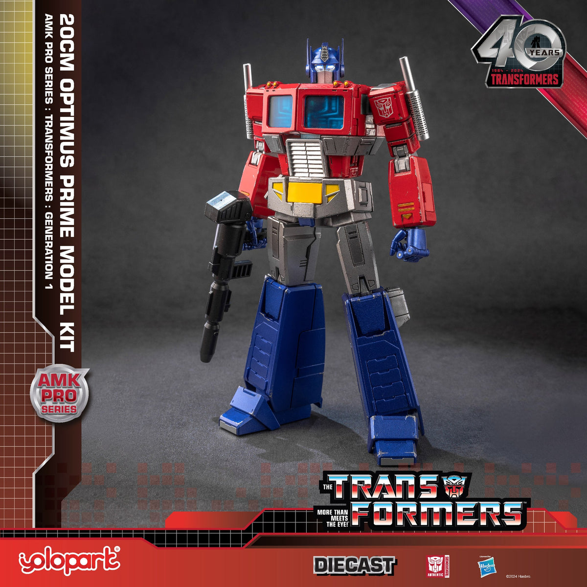 Optimus Prime 20cm Model Kit - AMK PRO Series Transformers: Generation 1