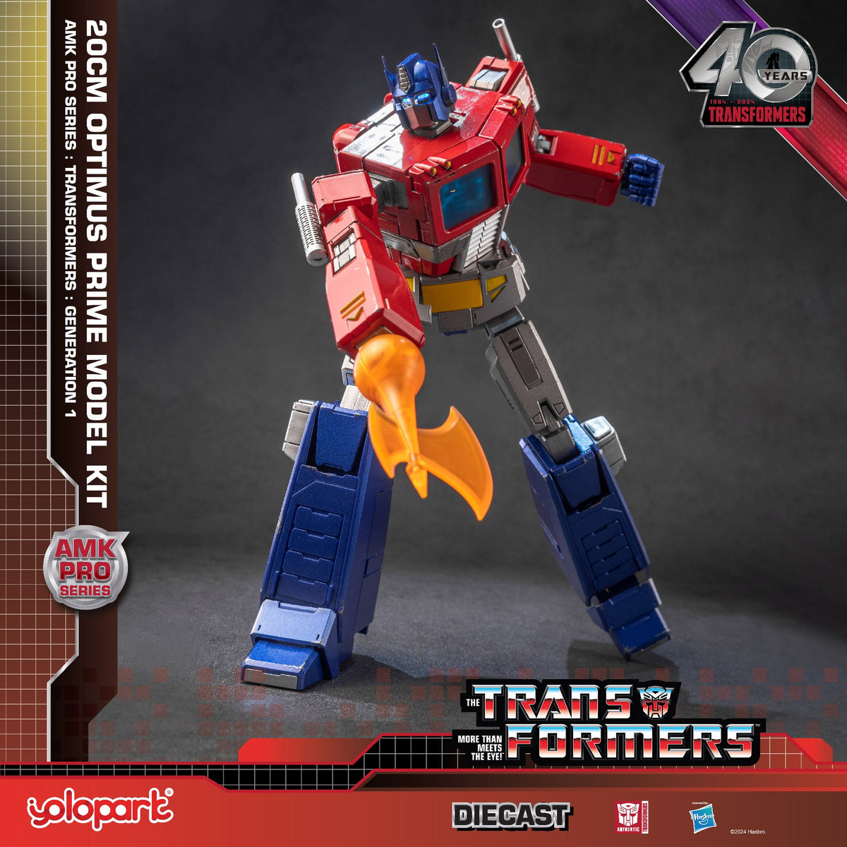 Optimus Prime 20cm Model Kit - AMK PRO Series Transformers: Generation 1