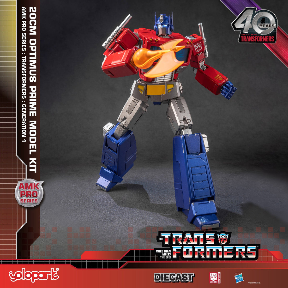 Optimus Prime 20cm Model Kit - AMK PRO Series Transformers: Generation 1