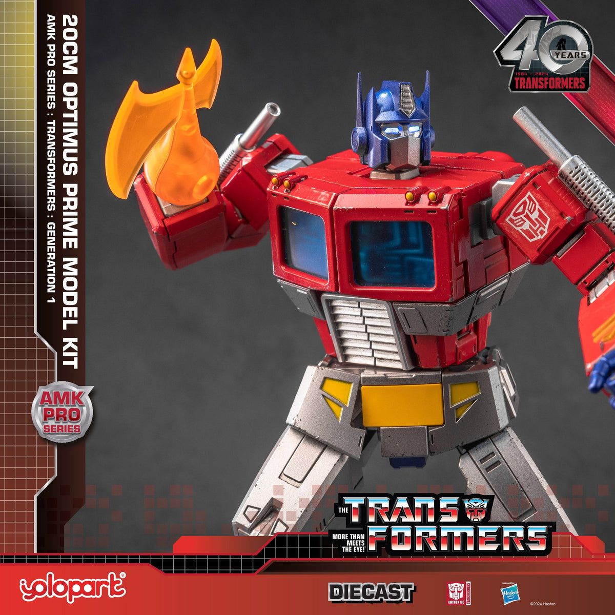 Optimus Prime 20cm Model Kit - AMK PRO Series Transformers: Generation 1