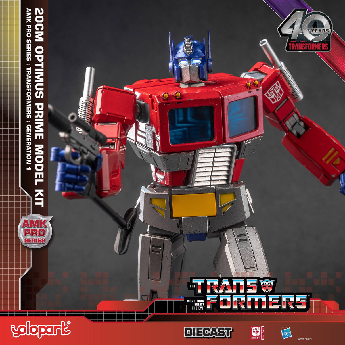 Optimus Prime 20cm Model Kit - AMK PRO Series Transformers: Generation 1