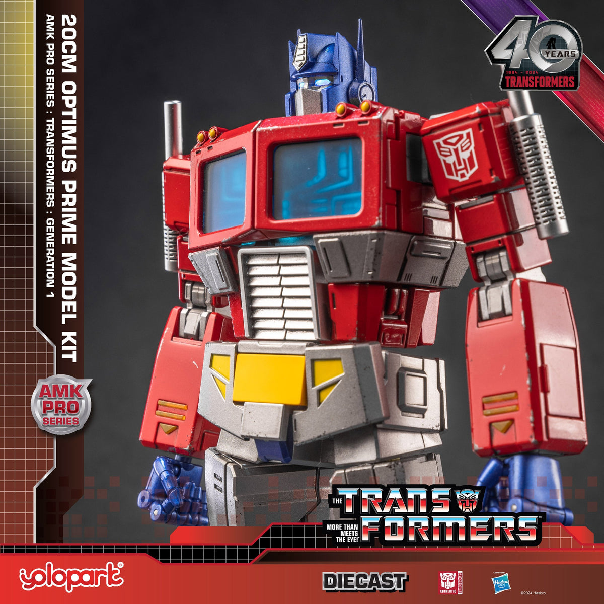 Optimus Prime 20cm Model Kit - AMK PRO Series Transformers: Generation 1