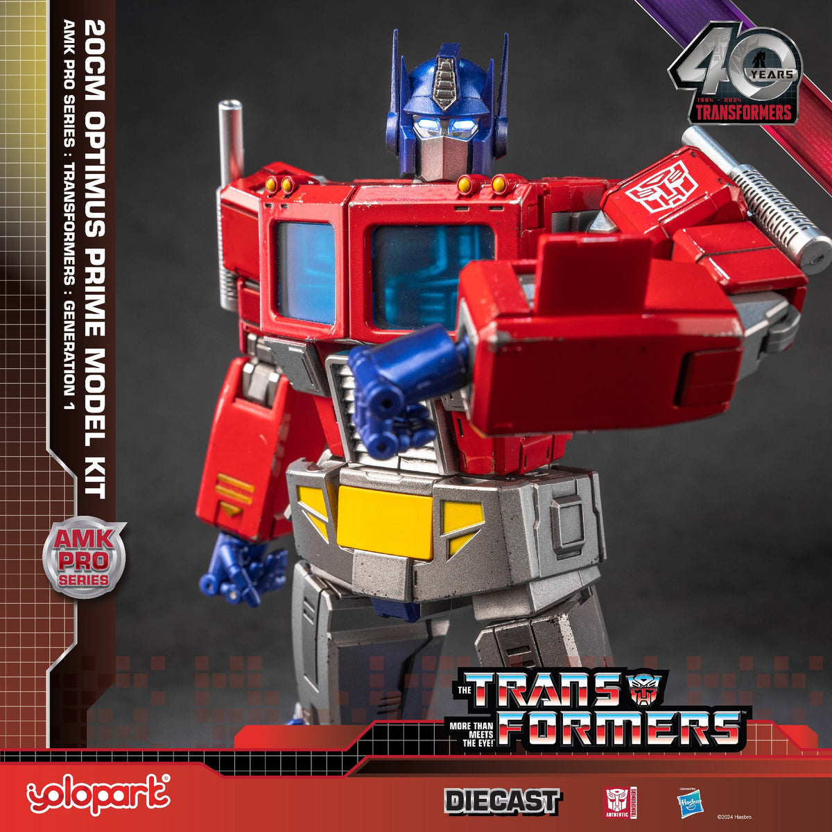 Optimus Prime 20cm Model Kit - AMK PRO Series Transformers: Generation 1