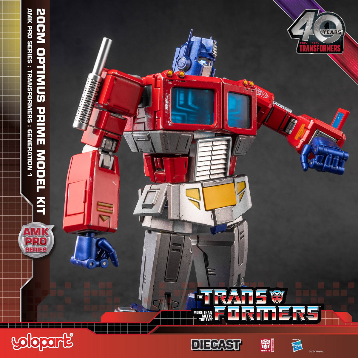 Optimus Prime 20cm Model Kit - AMK PRO Series Transformers: Generation 1