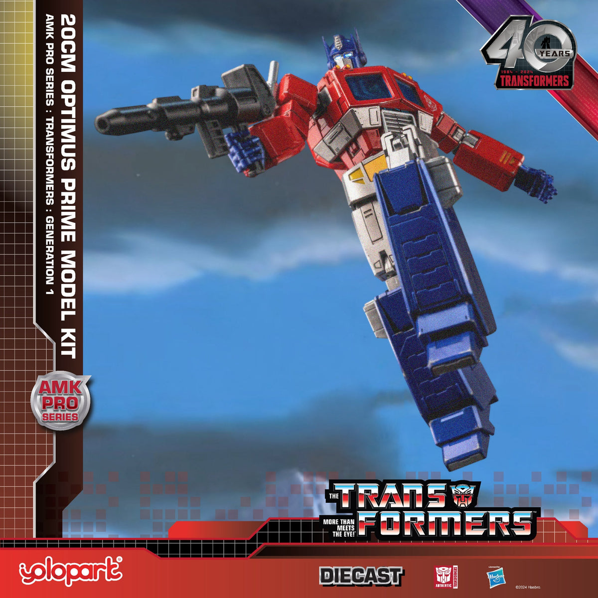 Optimus Prime 20cm Model Kit - AMK PRO Series Transformers: Generation 1