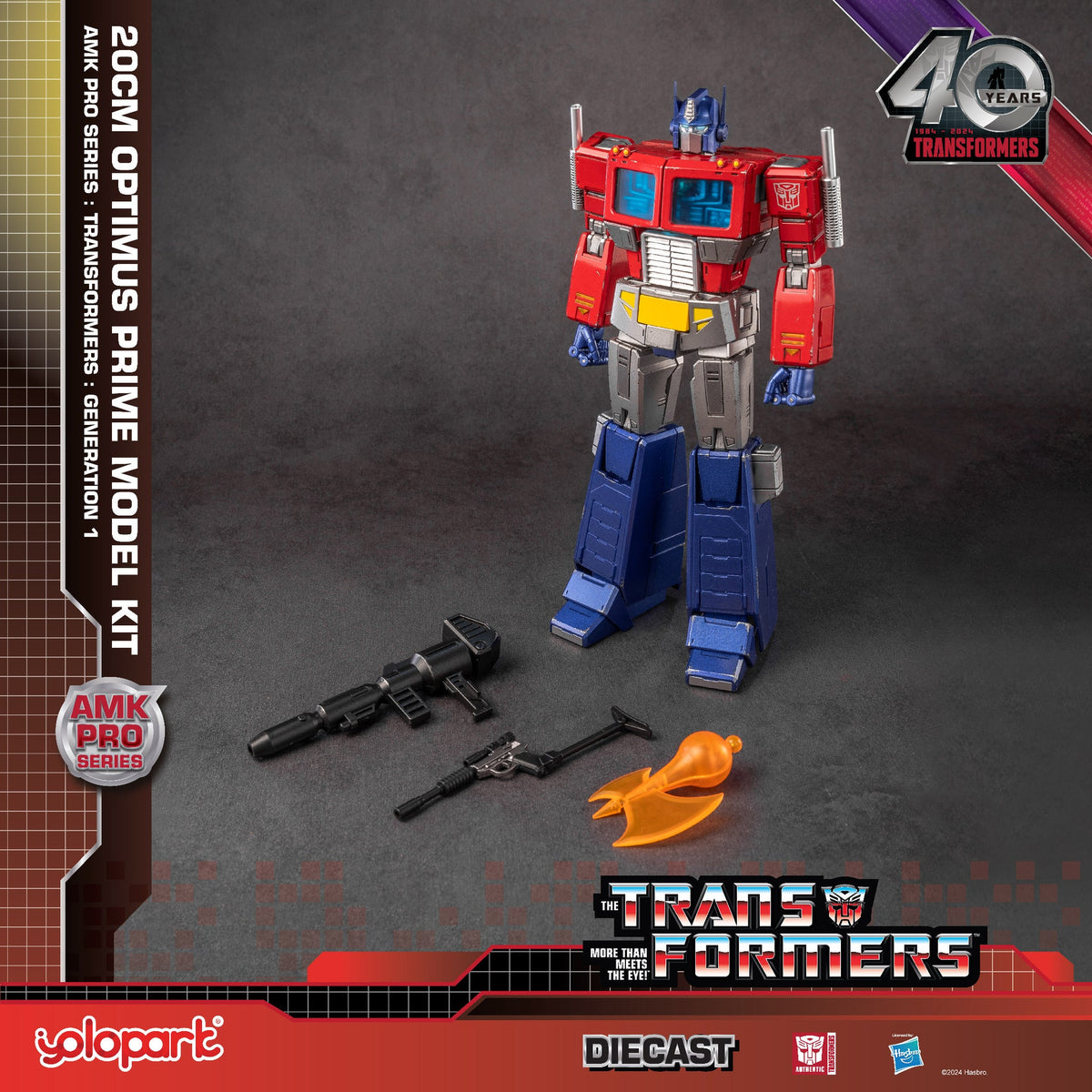 Optimus Prime 20cm Model Kit - AMK PRO Series Transformers: Generation 1