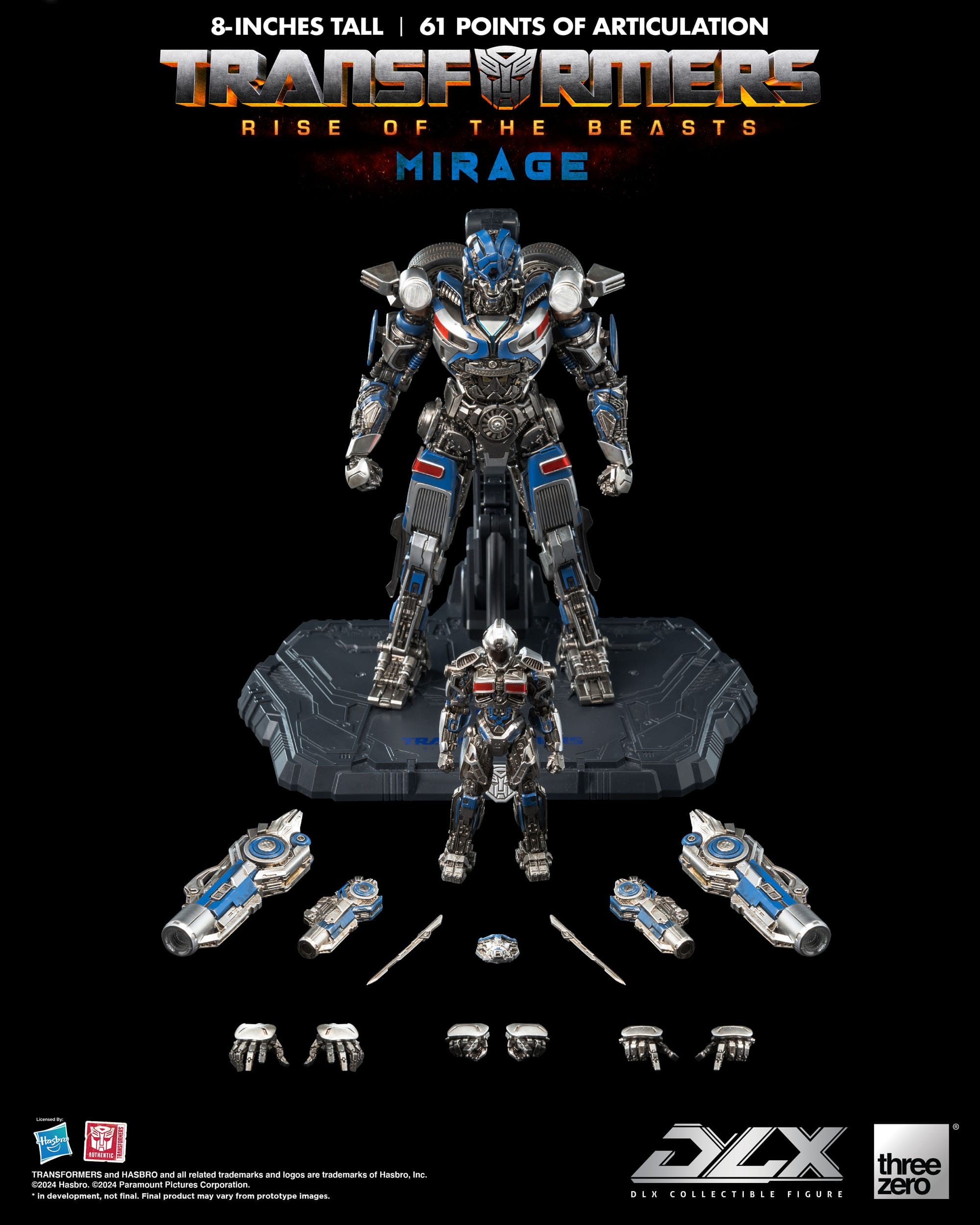 Mirage & Noah Diaz Transformers Rise Of The Beasts DLX 20cm