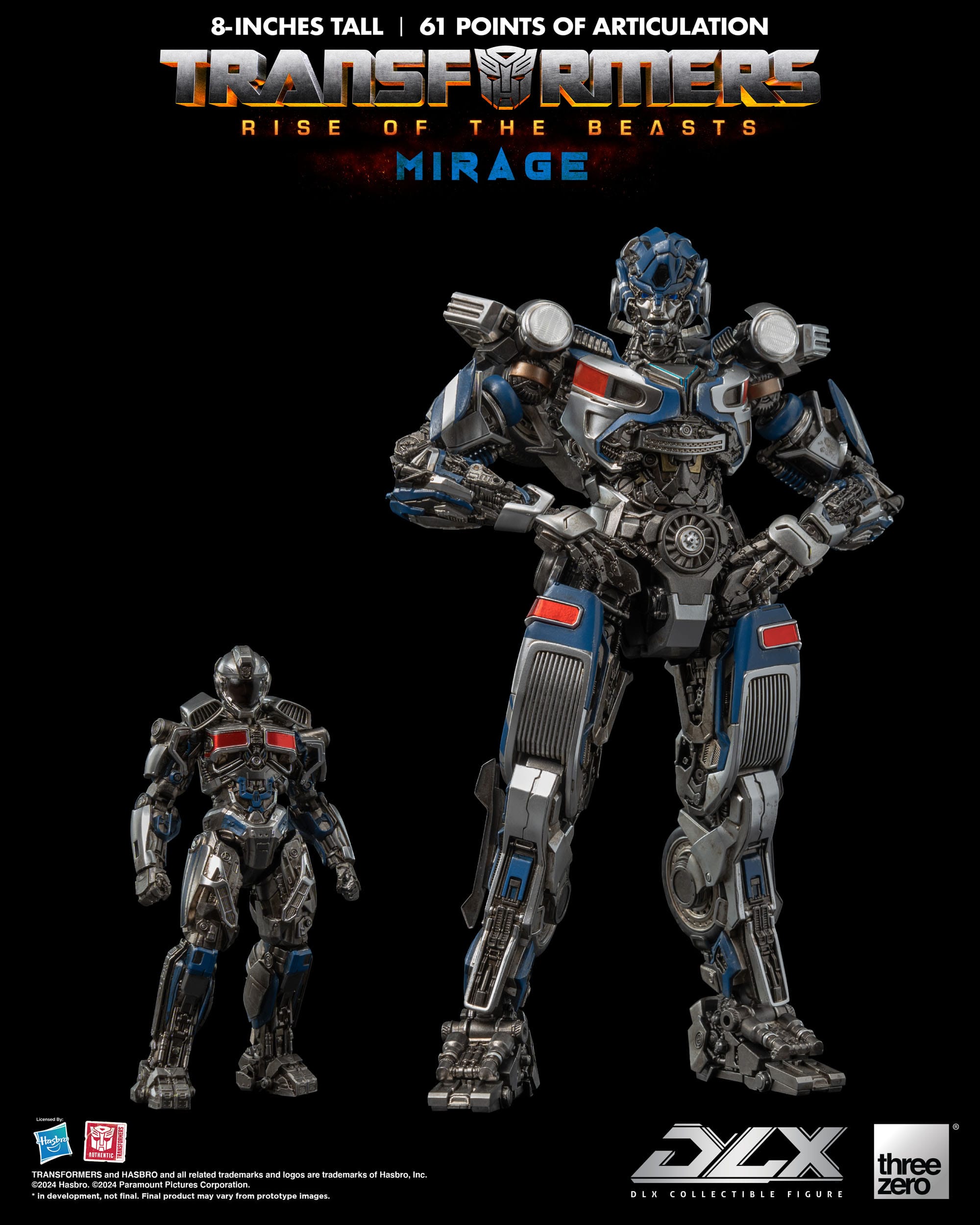 Mirage & Noah Diaz Transformers Rise Of The Beasts DLX 20cm