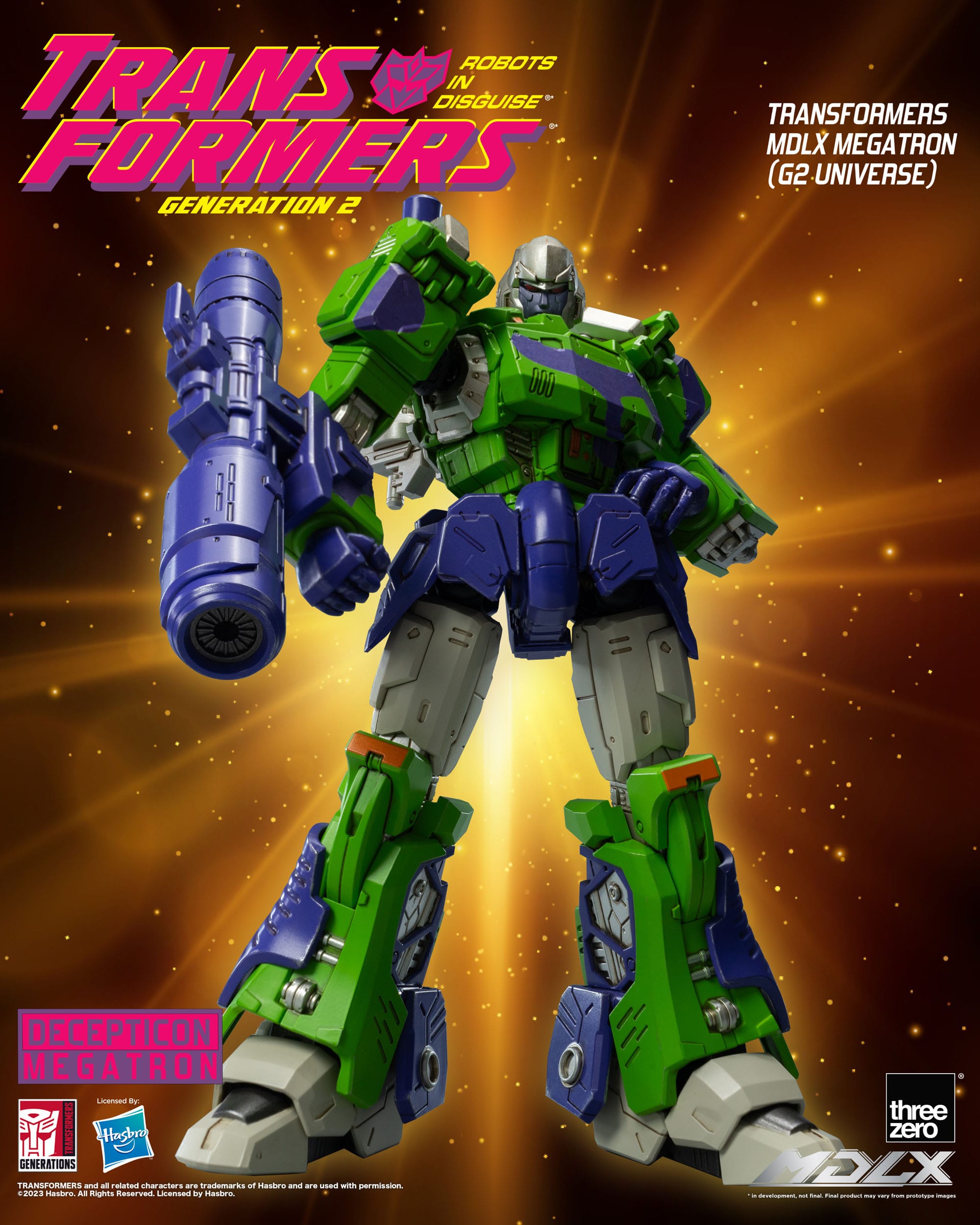 Transformers Figure Threezero Megatron G2 Universe MDLX