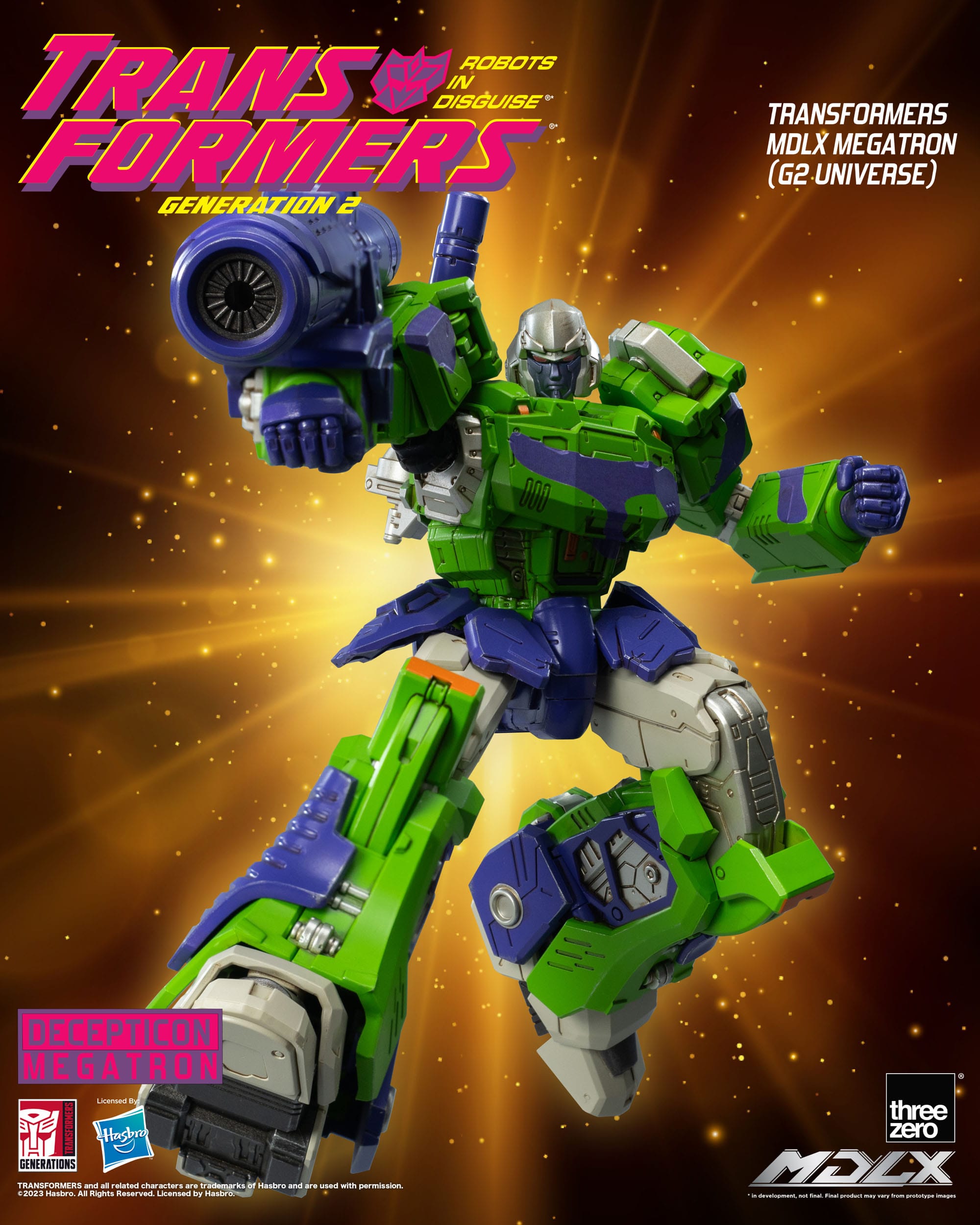 Threezero MDLX メガトロン G2ユニバース 新品未開封3Z0695 Transformers Figure Threezero Megatron G2 Universe MDLX