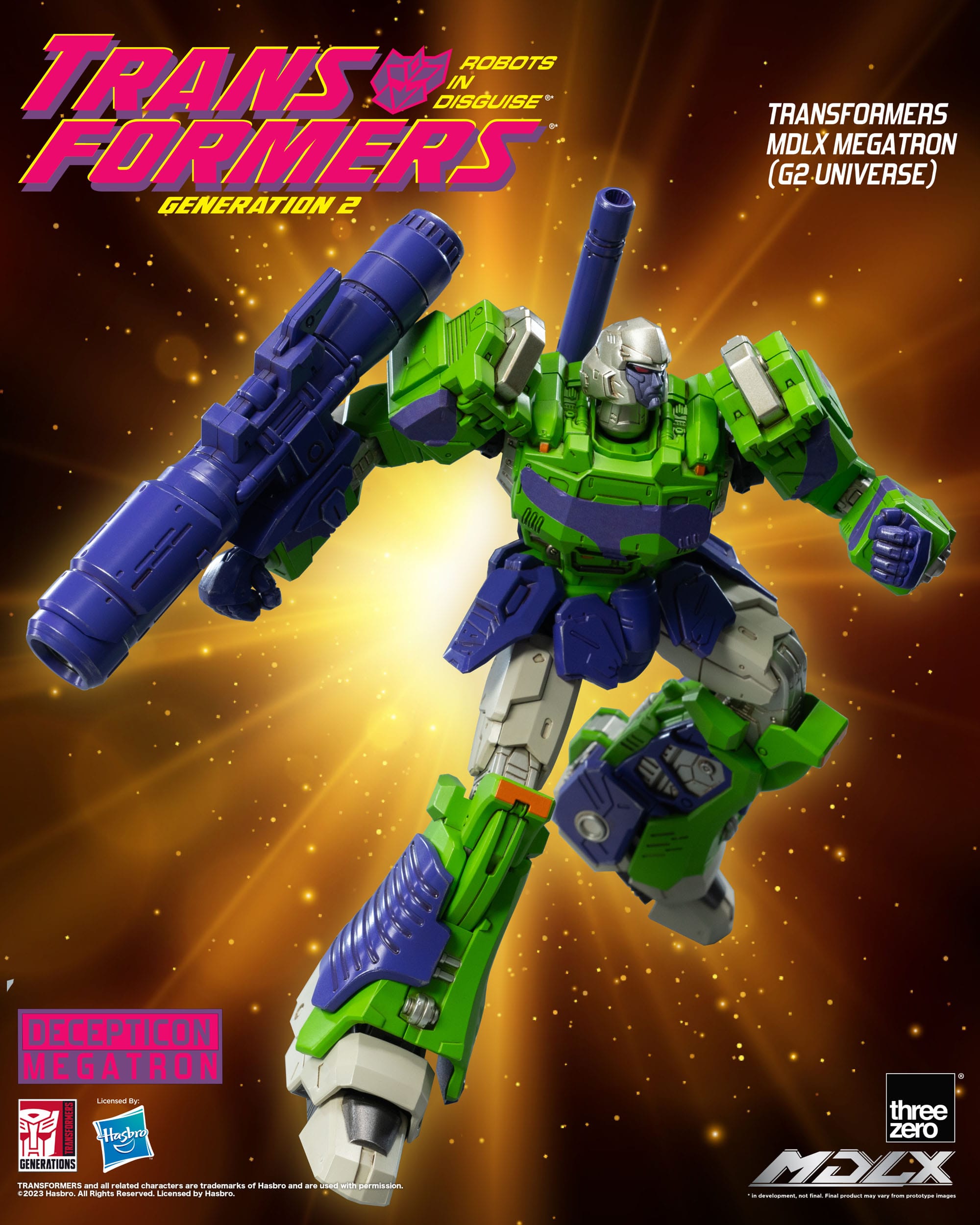 Transformers Figure Threezero Megatron G2 Universe MDLX