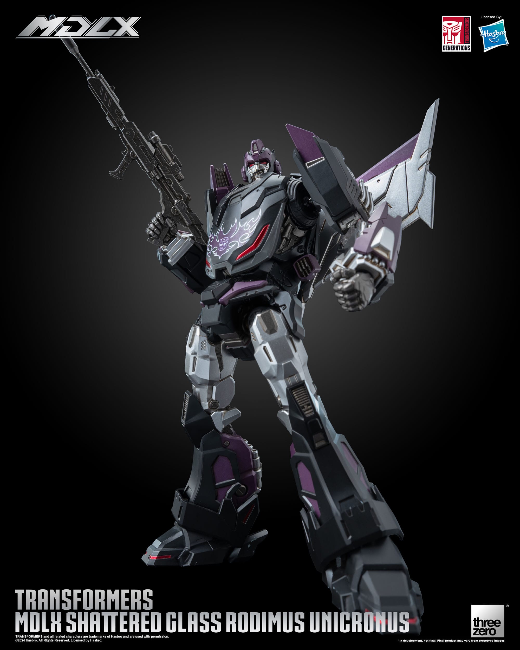 Transformers Figure Threezero Rodimus Unicronus Shattered Glass