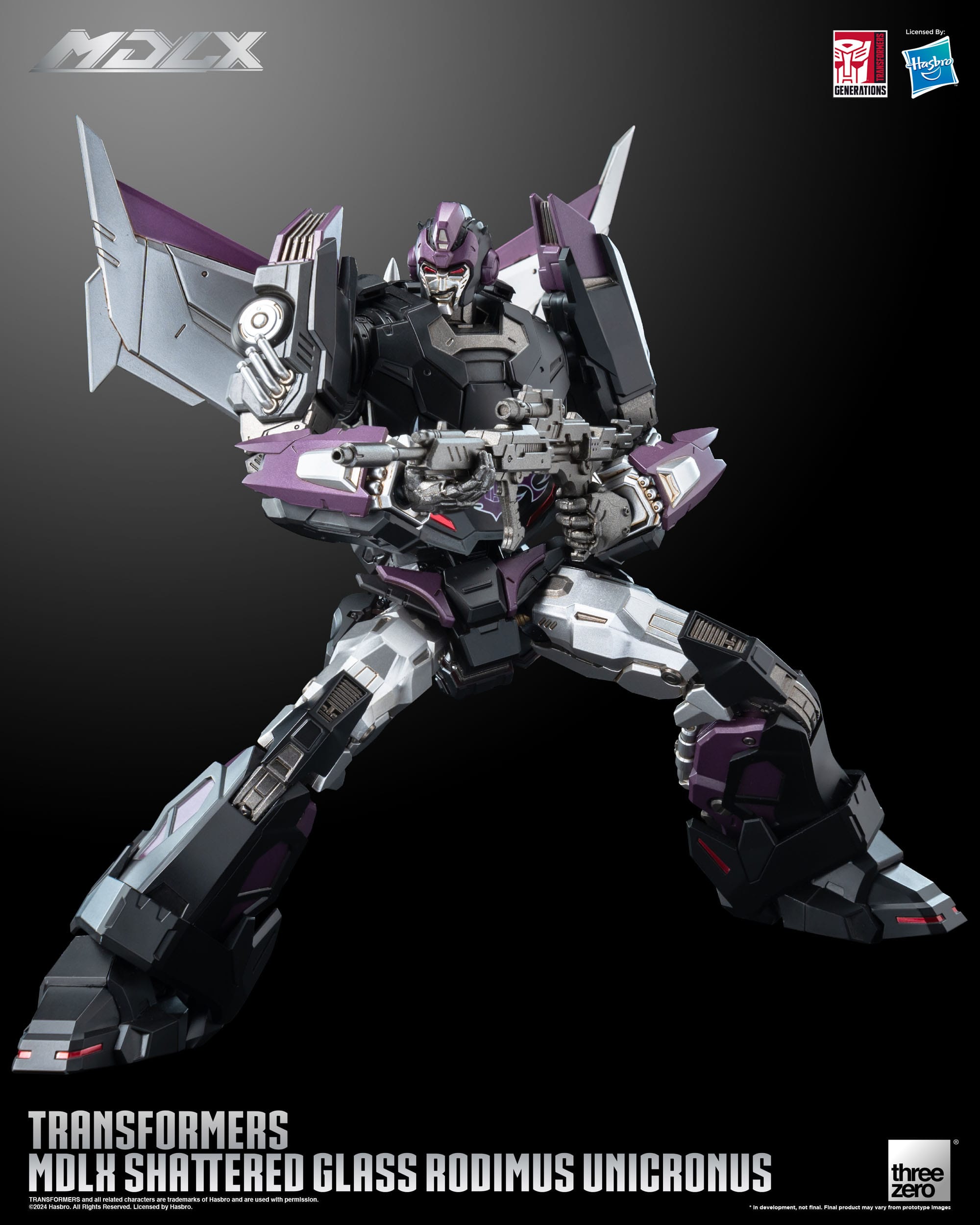 Transformers Figure Threezero Rodimus Unicronus Shattered Glass