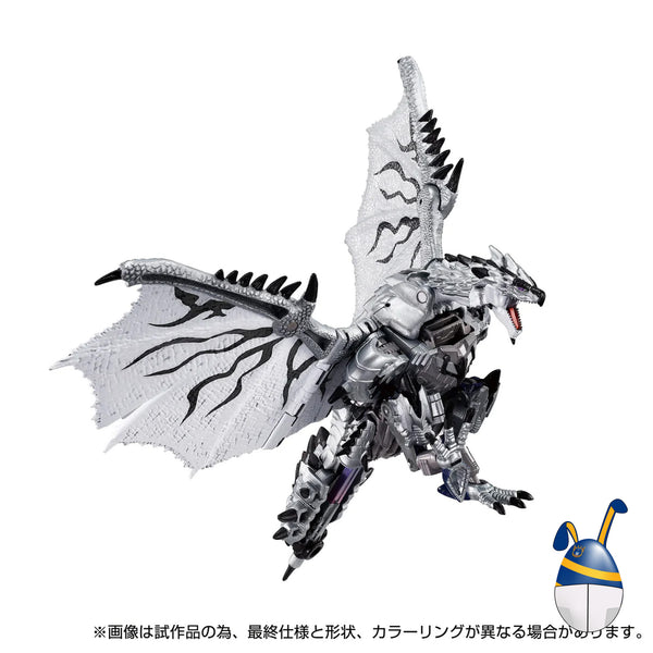 Silver Rathalos Prime Transformers x Monster Hunter Synergenex Series