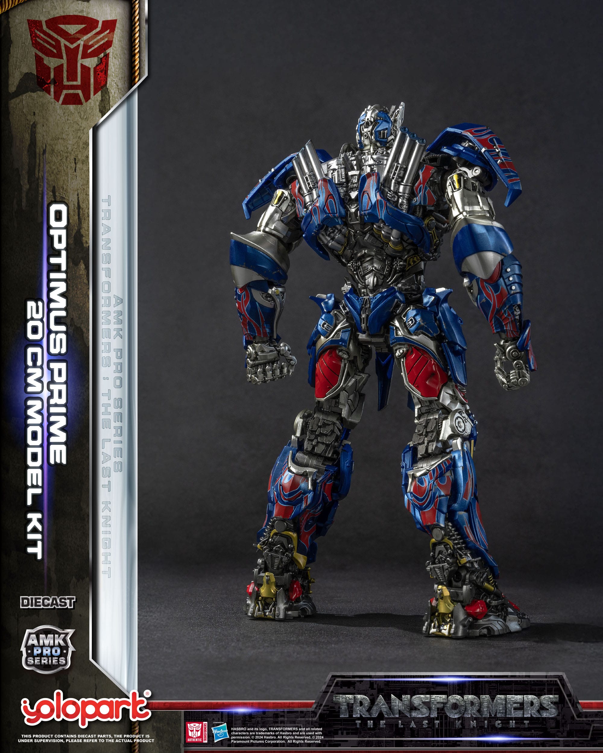 Figura Transformers Optimus Prime El Último Caballero Yolopark