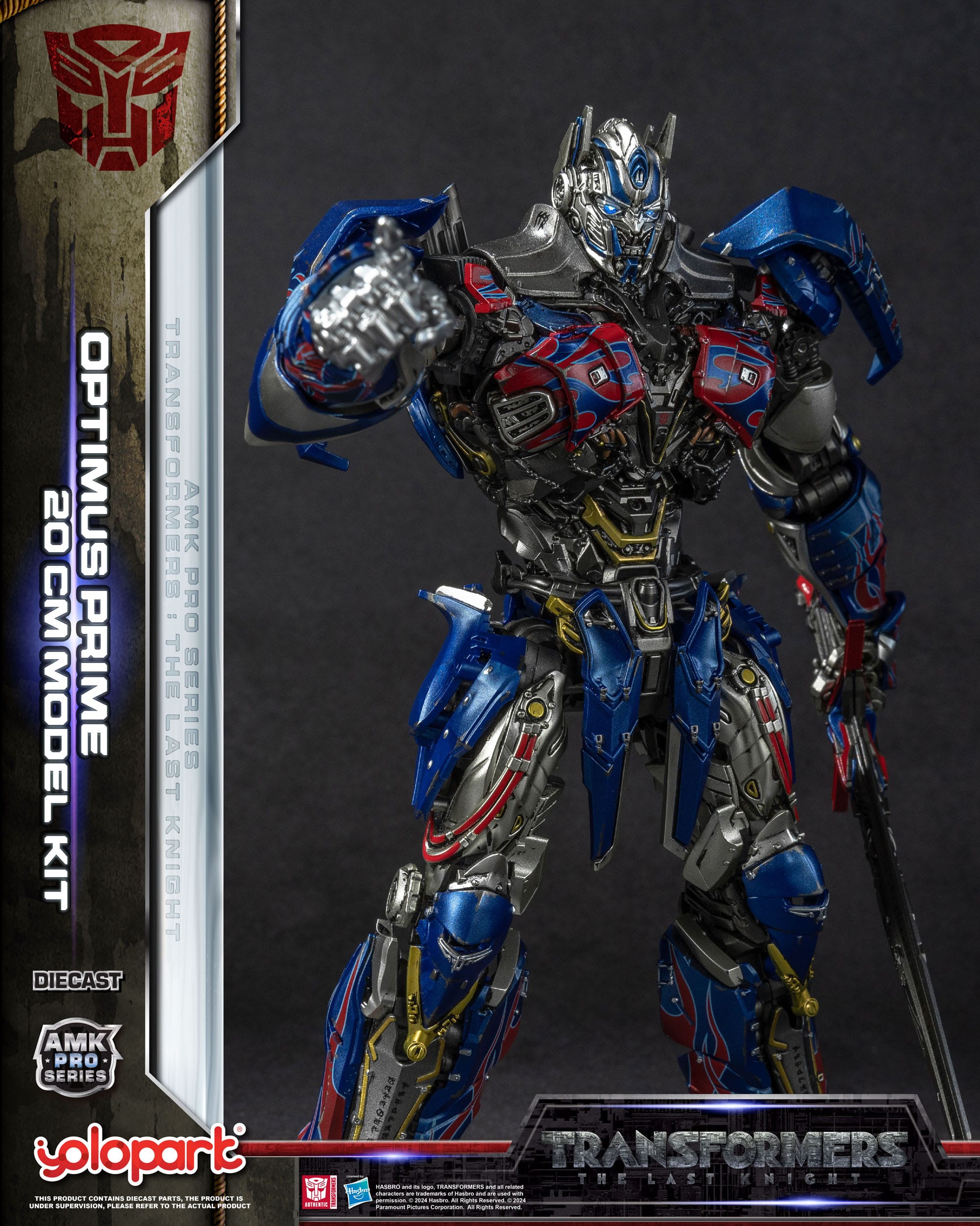 Figura Transformers Optimus Prime El Último Caballero Yolopark