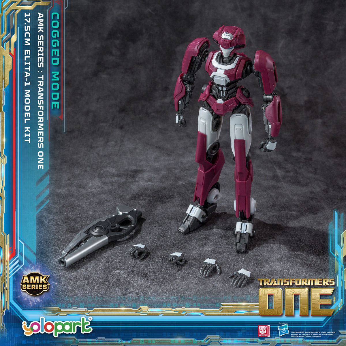 Elita Cogged Mode 17.5 cm MODEL KIT Yolopark TFOne