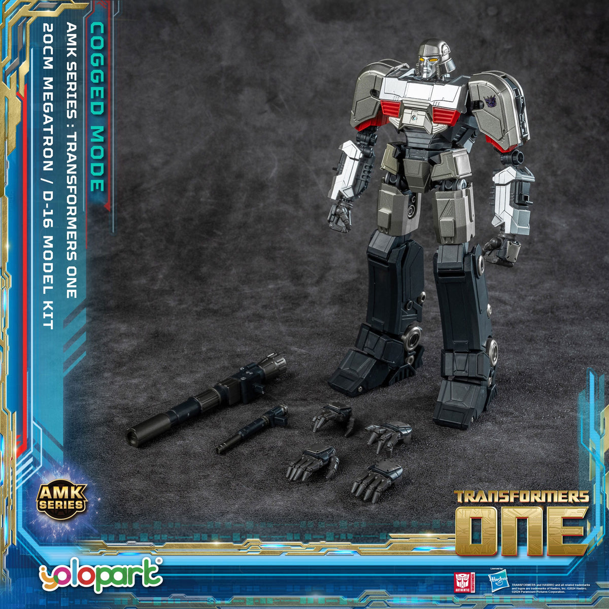 Megatron Cogged Mode 20 cm MODEL KIT Yolopark TFOne