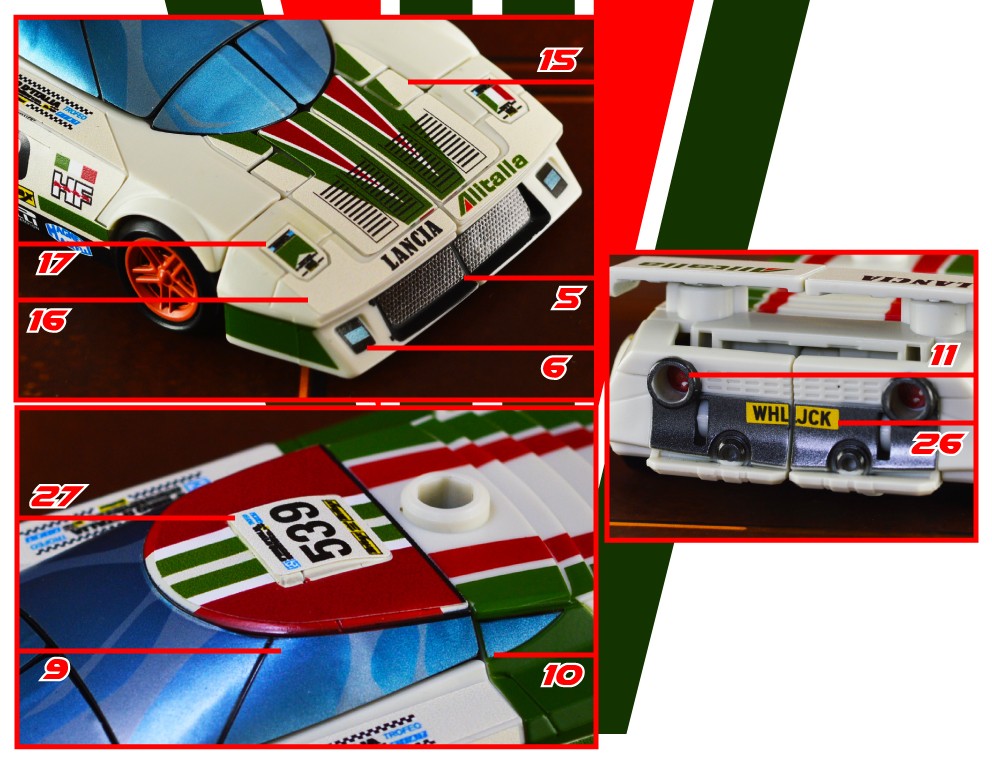 Stickers For Wheeljack Earthrise / Kingdom