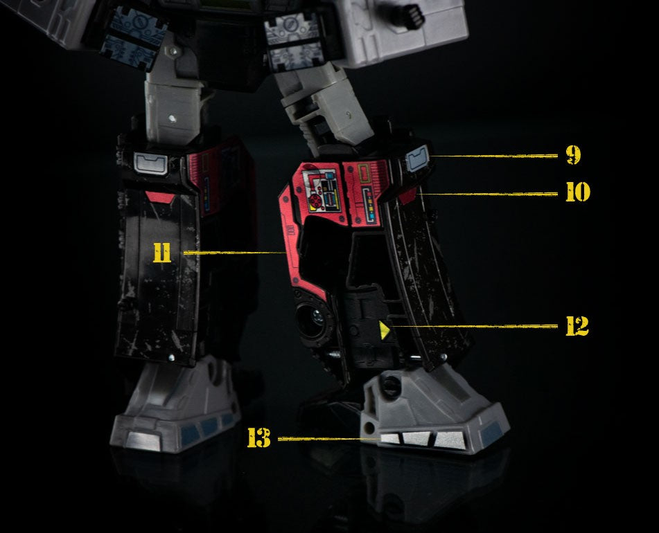 Nálepky Pre Megatron Earthrise/Netflix