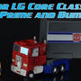 Klistermærker til Optimus Prime og Bumblebee Legacy Evolution