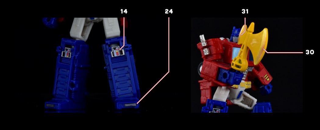 Klistermærker til Optimus Prime og Bumblebee Legacy Evolution