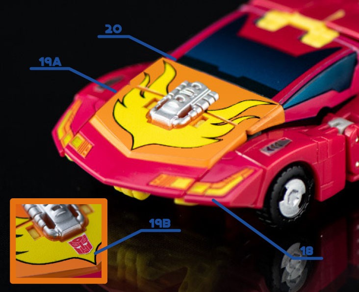 Stickers For Hot Rod Studio Series 86