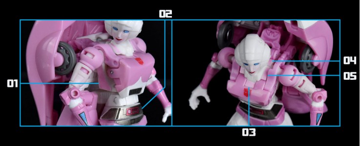 Stickers Pour Arcee Studio Series 86