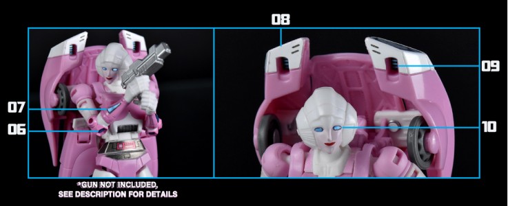 Stickers Pour Arcee Studio Series 86