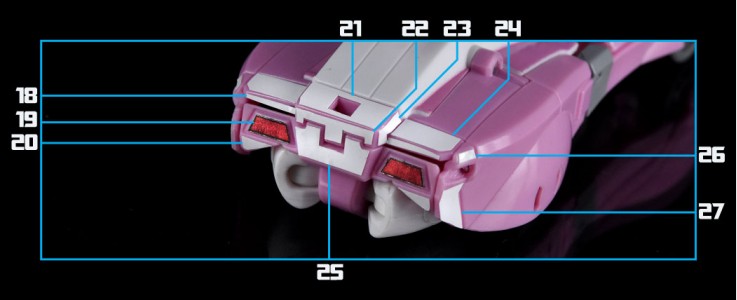 Stickers Pour Arcee Studio Series 86