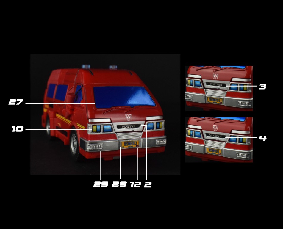 Ironhide Sticker Stickers For Ironhide Studio Series 86 – TRANSFORVERSE.EU