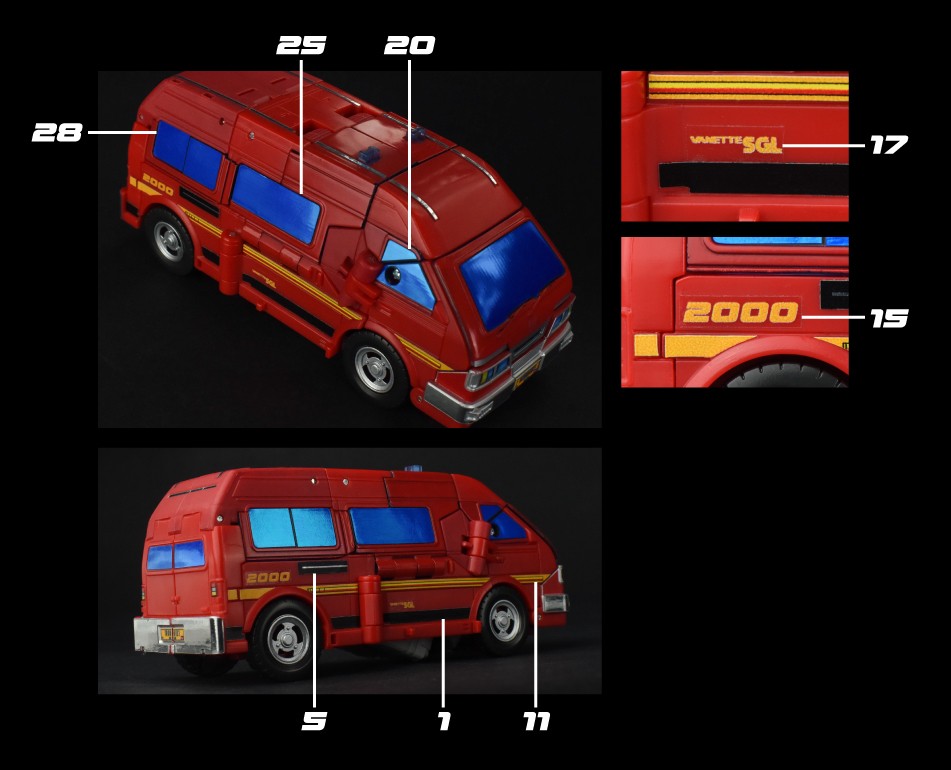 Ironhide Sticker Stickers For Ironhide Studio Series 86 – TRANSFORVERSE.EU