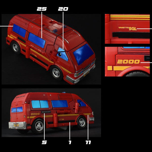 Stickers For Ironhide Studio Series 86