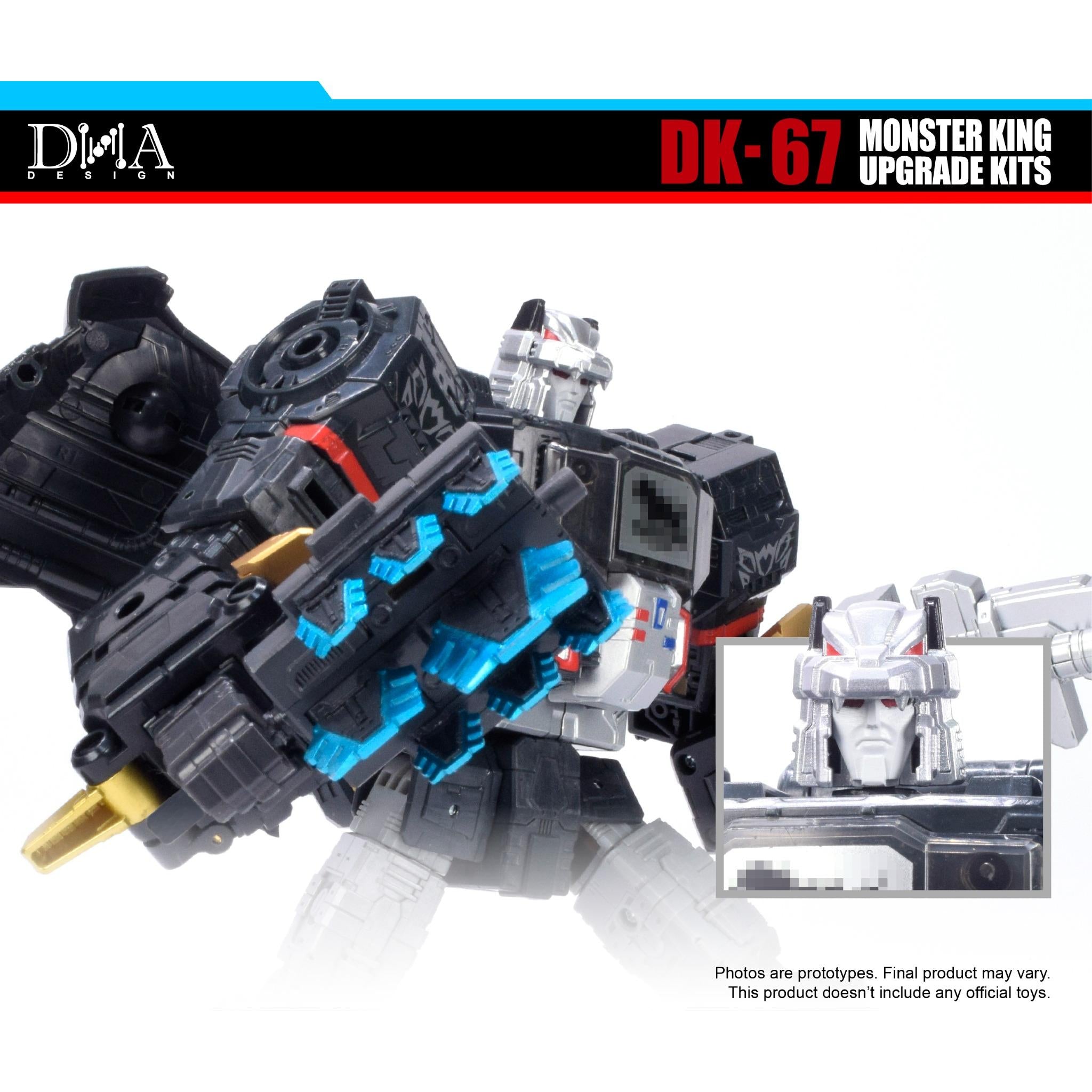 DK-67 For Megatron Type Godzilla Synergex Upgrade-Kit