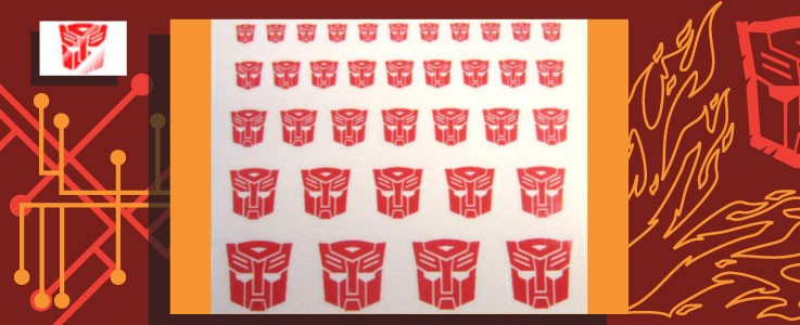 Aufkleber Embleme Autobots transparenter Hintergrund ToyHax