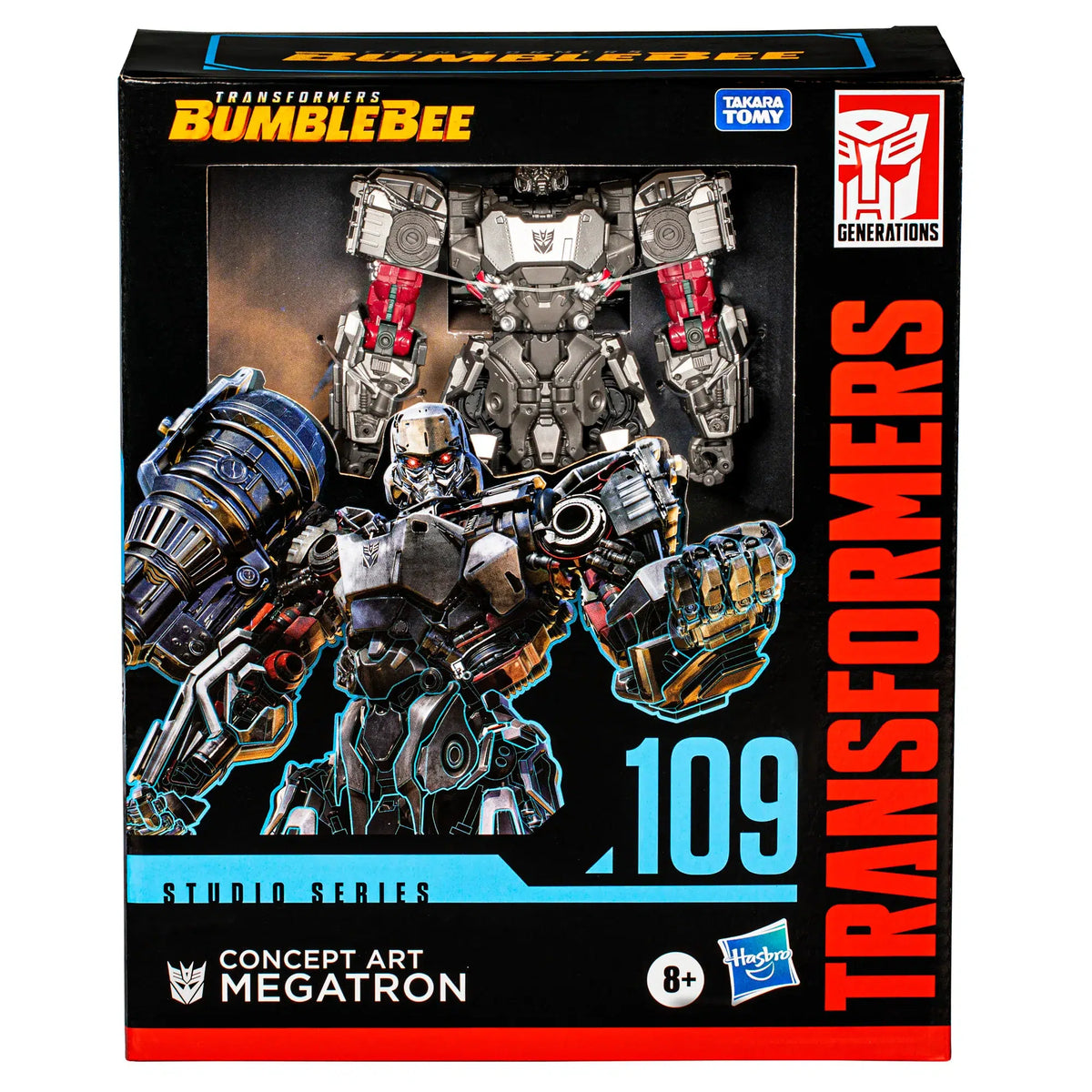 Koncepcinis menas Megatronas lyderio klasė 21,6cm Transformers Studio Series Bumblebee 109