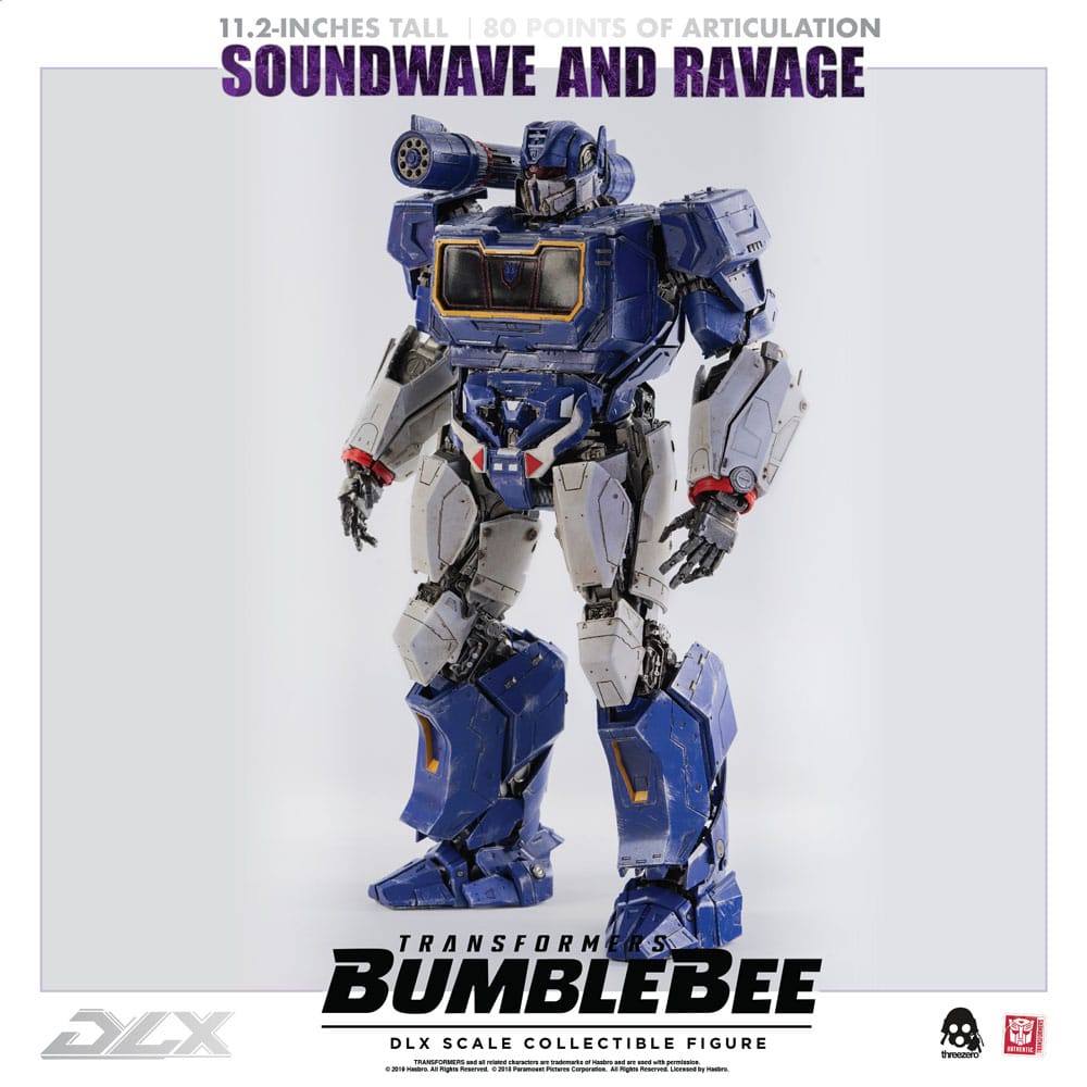 SF・ファンタジー・ホラー threezero DLX Transformers Soundwave Transformers Soundwave & Ravage DLX Collectible Figure by