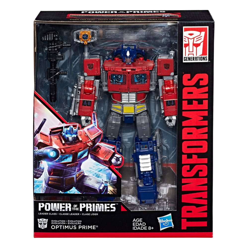 Figuras Transformers Optimus Prime Leader Class Power of the