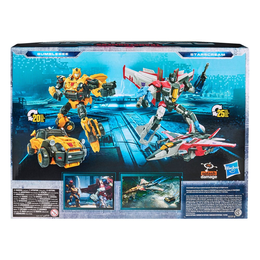 Bumblebee & Starscream 16 cm Reactivate Double Pack – TRANSFORVERSE.EU