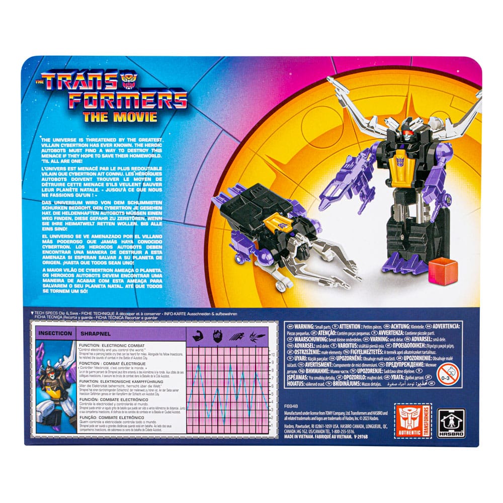 Retro Shrapnel The Transformers: Der Film Figur 14 cm