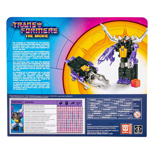 Retro Shrapnel The Transformers: The Movie figurine 14 cm