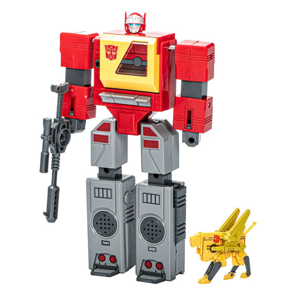 Retro Autobot Blaster & Steeljaw The Transformers 18 cm